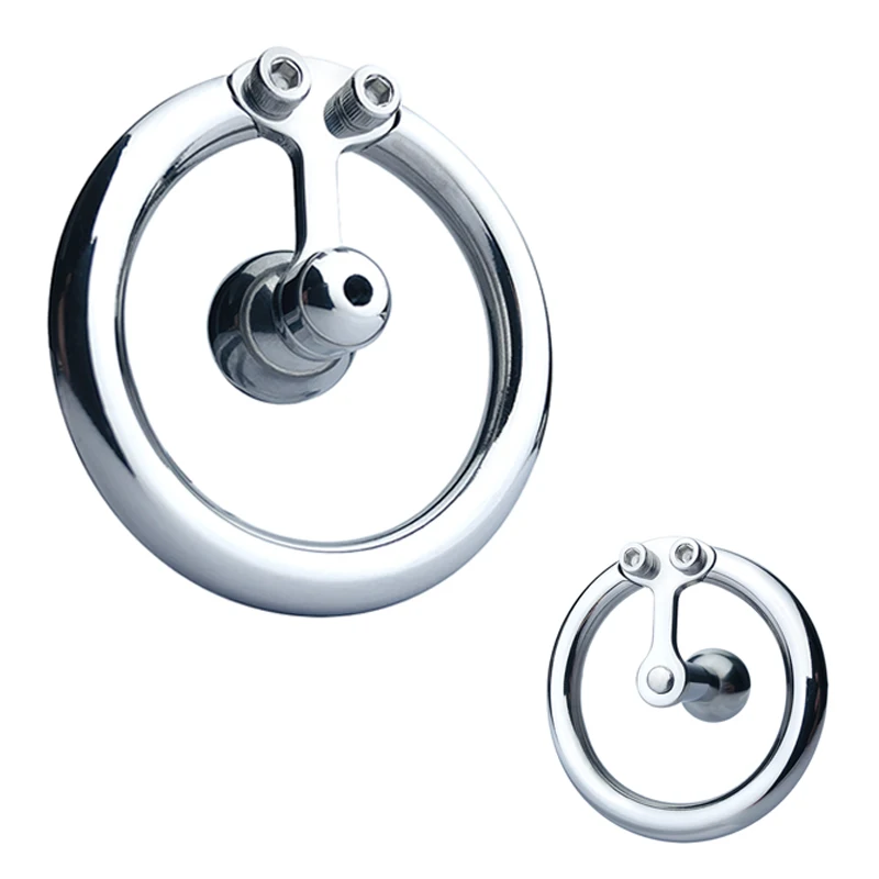 FRRK Inverted Negative chastity cage,small Male Chastity Device,chastity cage with urethral catheter,flat chastity cage,sissys