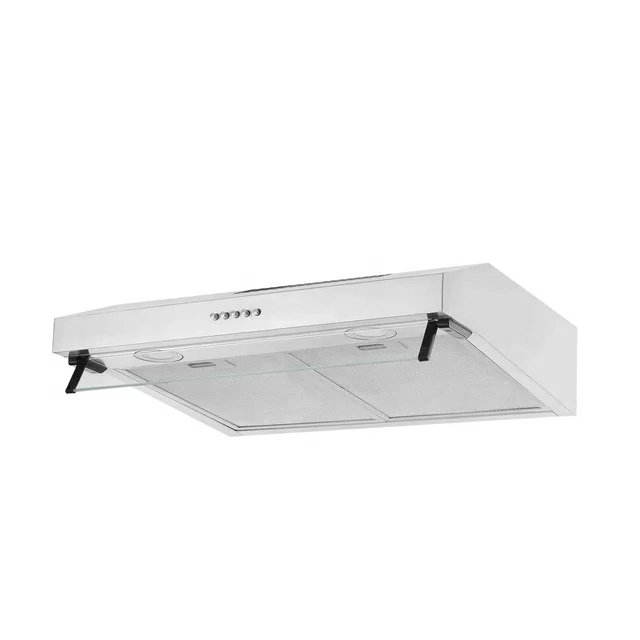 KENDRAJA Free standing SS Inox black push button Slim cooker hood