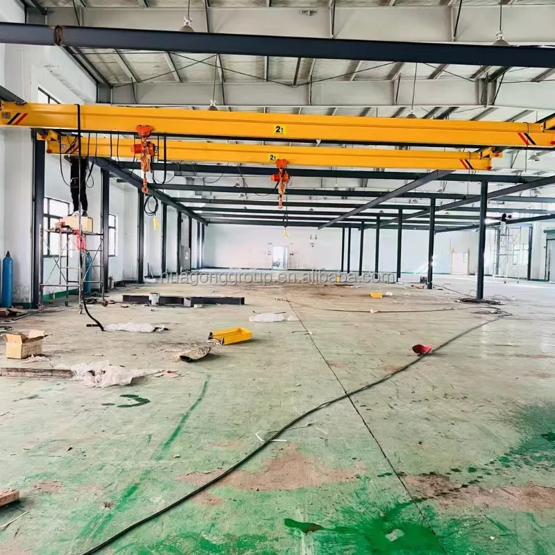 LX Type under Hanging EOT Crane 3 ton to 15 ton Hoist Monorail Suspension Overhead Bridge Core Components Including Motor Engine