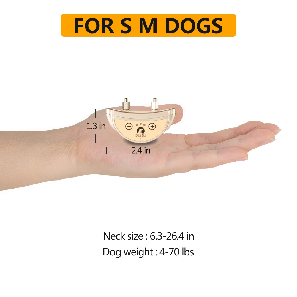 Gold slave Electric Shock Outdoor Anti Barking dog collar beeper bark stop dog Collar Device