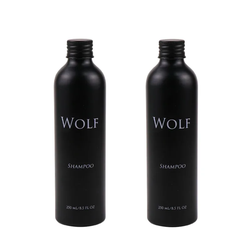  Custom 150ml 200ml 250ml 300ml пустая алюминиевая бутылка для шампуня с пластиковым насосом