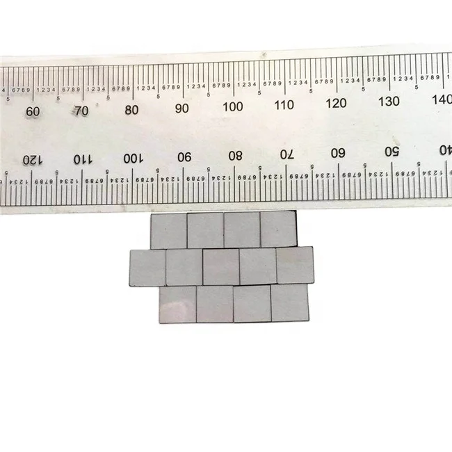 Mono CVD 8x8x0.3mm square shape diamond crystalline plates for CVD seeds use