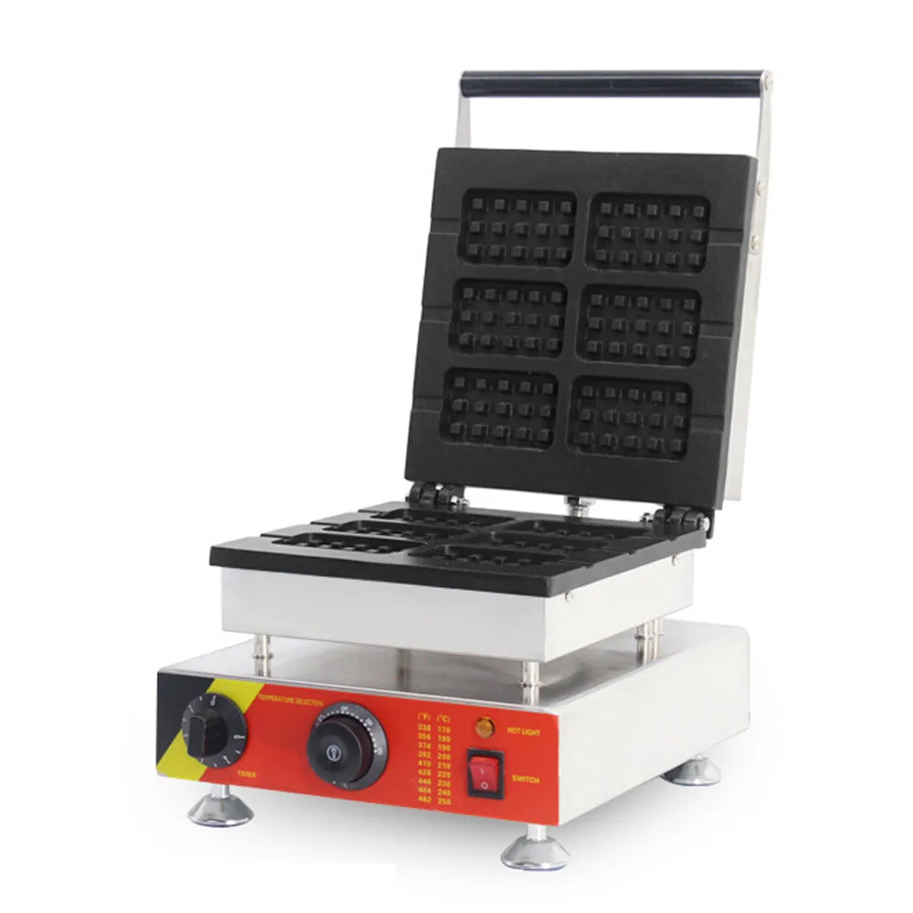 
commercial industrial rectangle waffle maker/waffle machine 