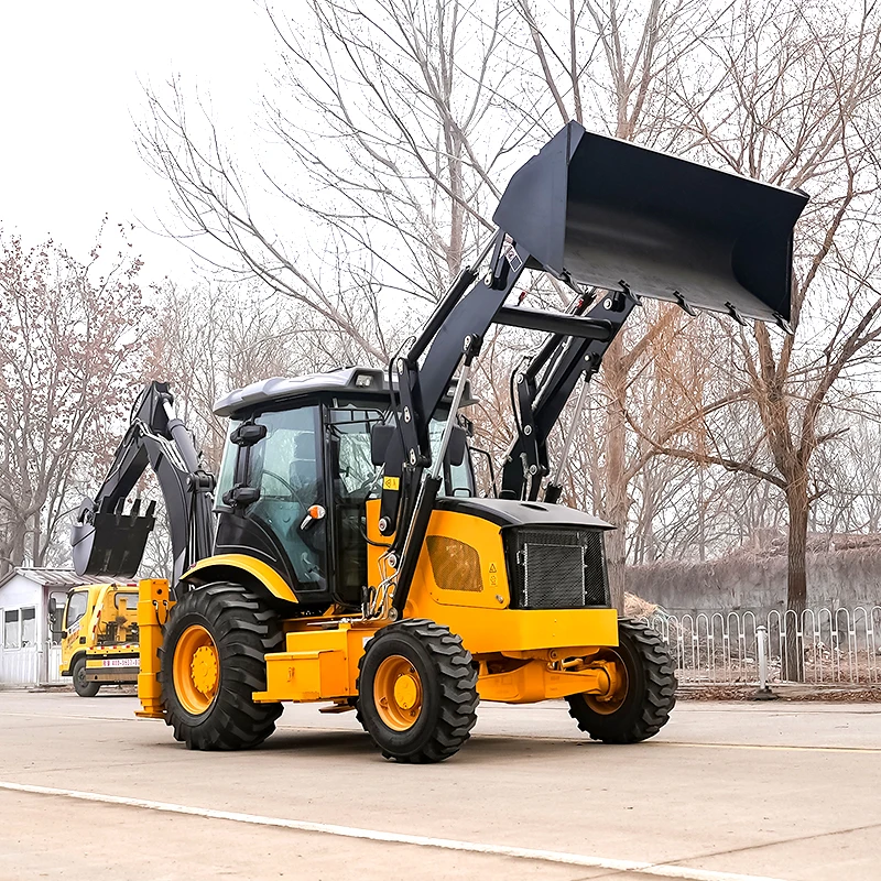Cheap Wheel backhoe loader Diesel Earthworks Used Backhoe Loaders