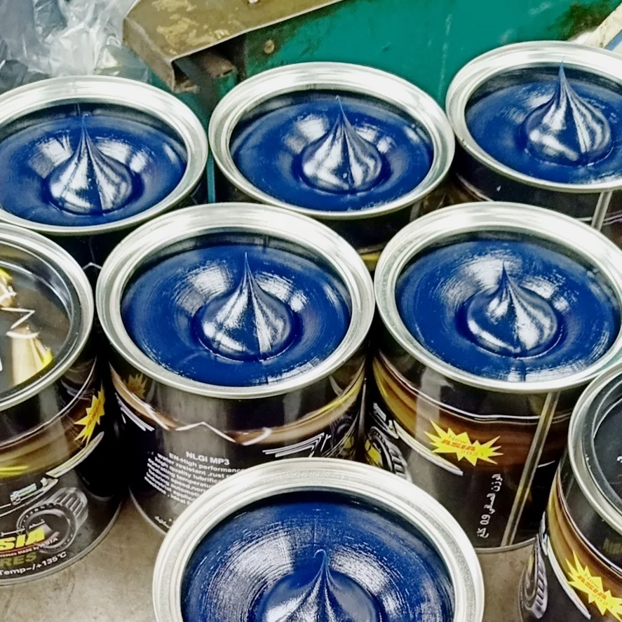Manufacturing factory price multipurpose MP3 NLGI 3 blue anhydrous calcium automotive and industrial lubricants grease