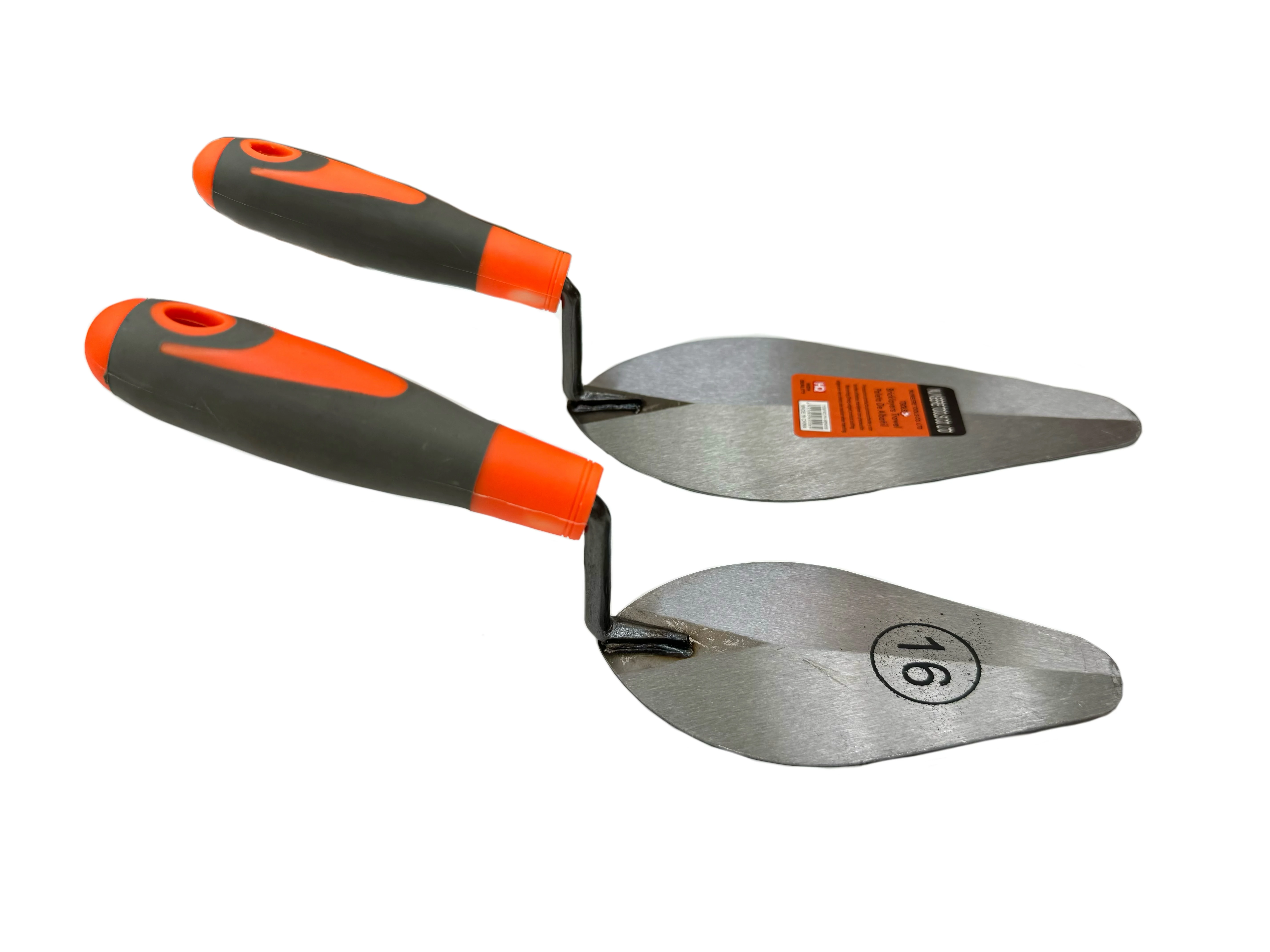GK-K019  Rubber Handle Steel Blade Bricklaying Trowel Concrete Tool Trowel Used for Building Construction Site Decoration