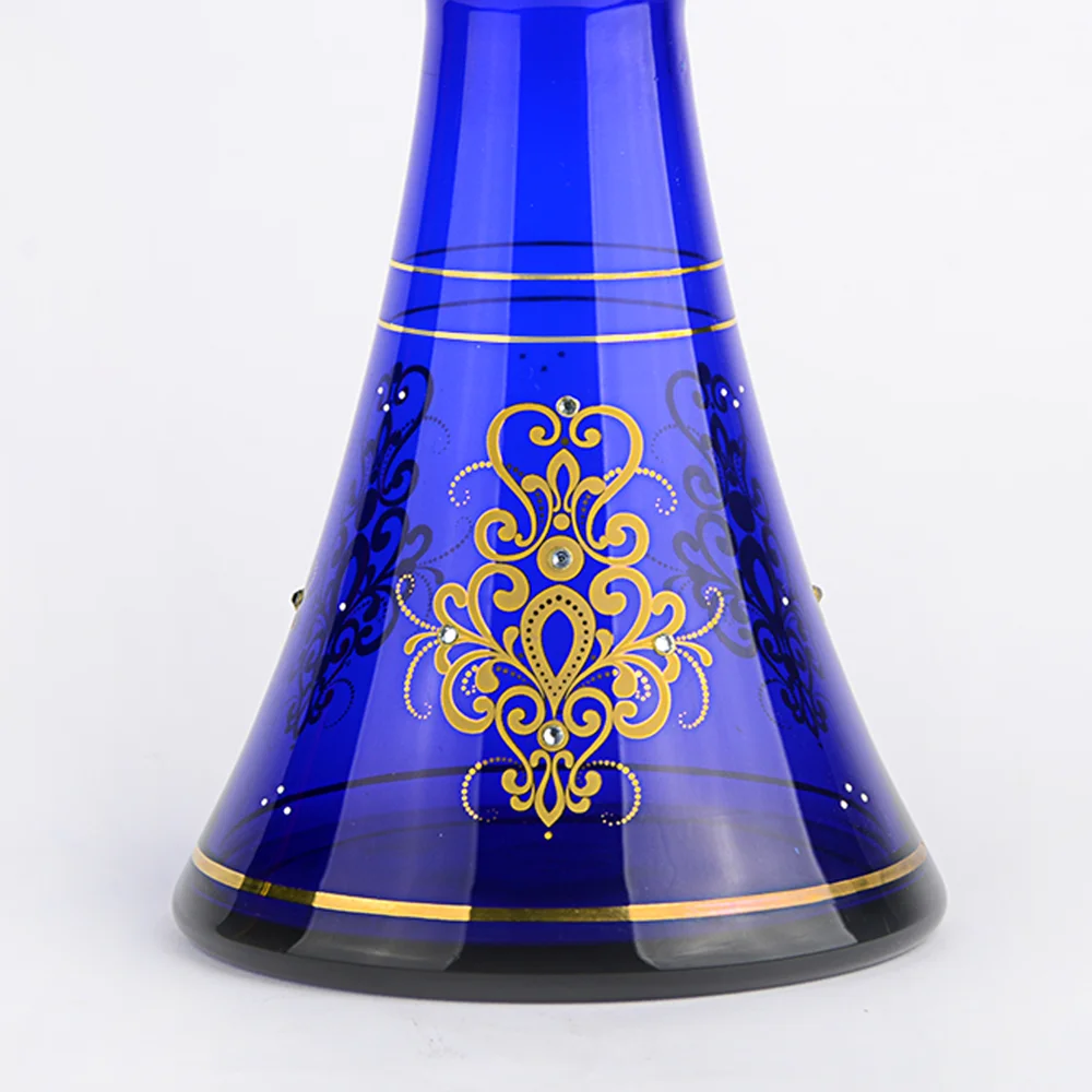 Wholesale Popular Egyptian Shisha Mini Hookah with New Design Real Gold Rim
