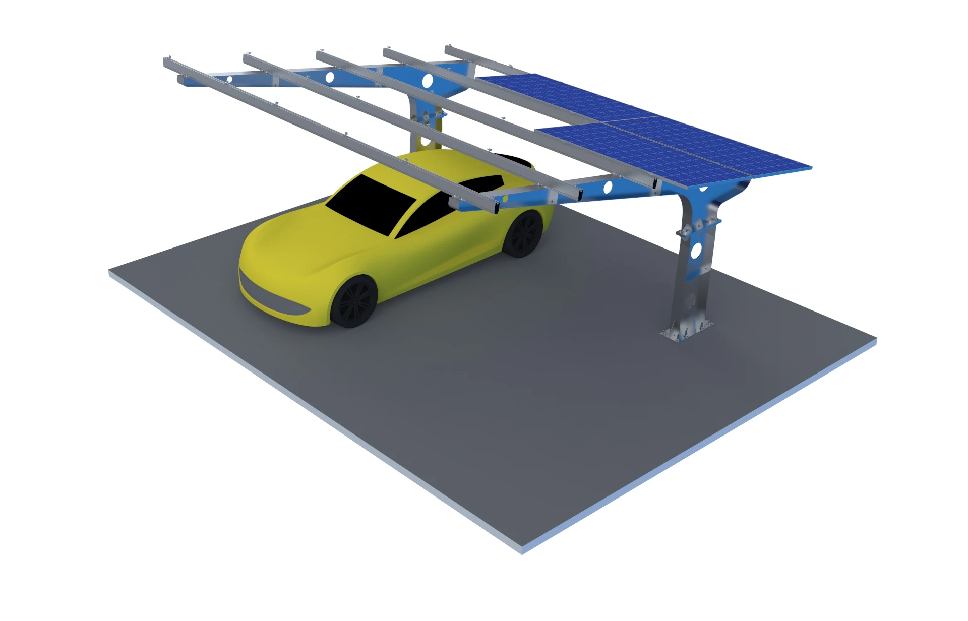 Стальная водонепроницаемая система монтажа на солнечной батарее