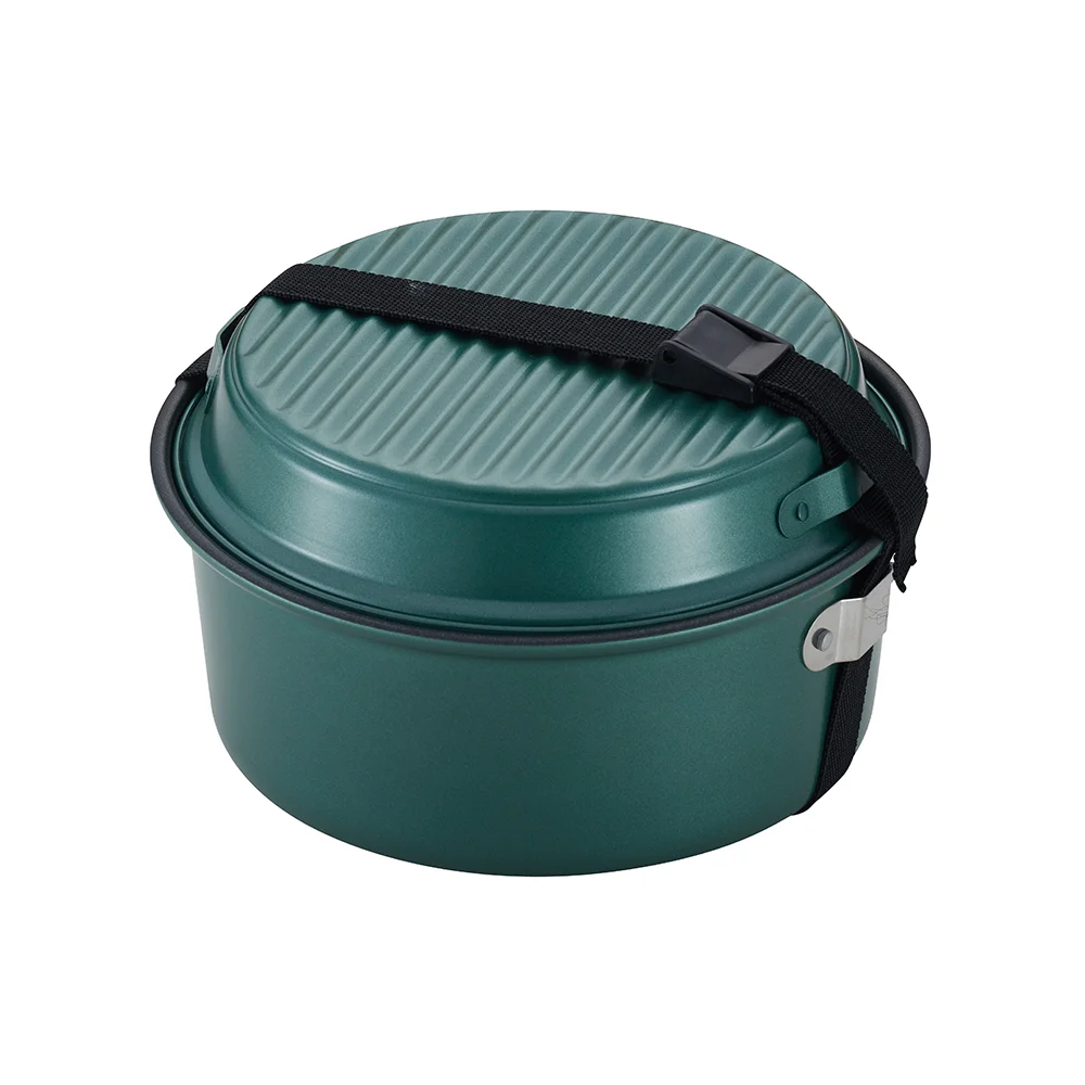 High Quality Family Outdoor Picnic Hiking Aluminum Camping Portable Cooking Pot Set