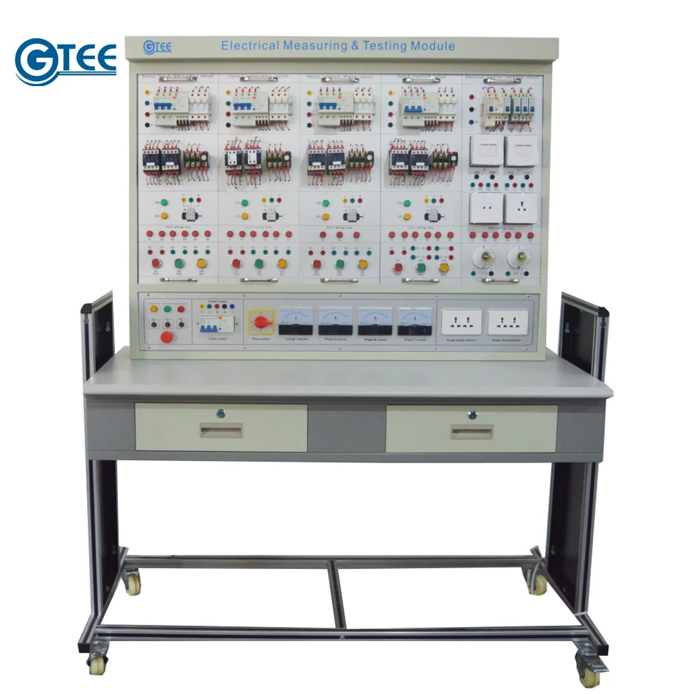 Electrical measuring and testing board electrical machine vocational training equipment educational equipment