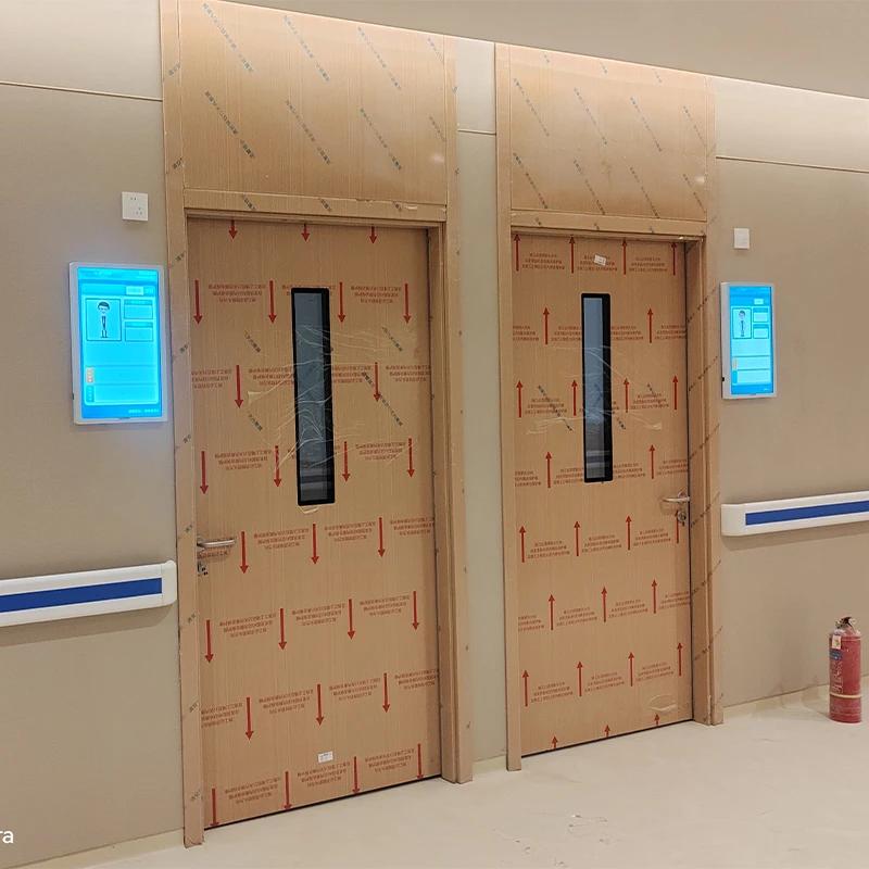 Высококачественные прочные и медицинские стальные внутренние двери больничные с окнами