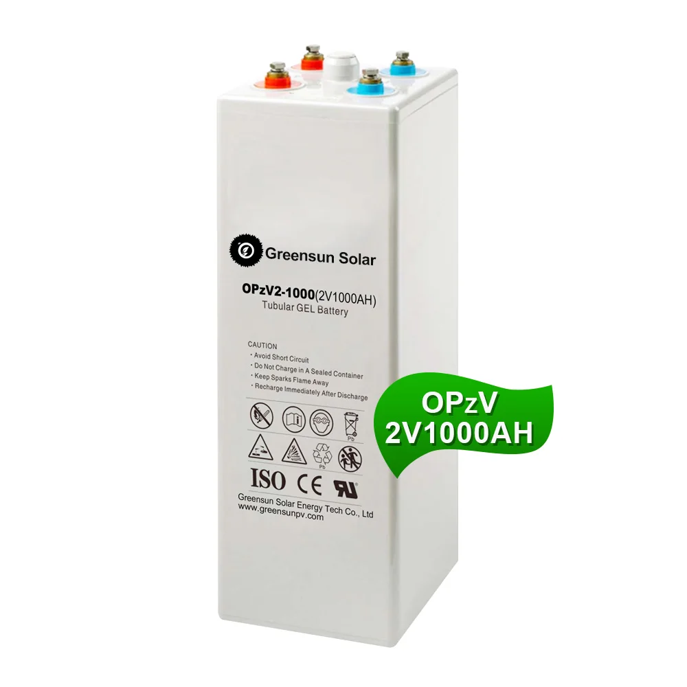 10 Years warranty OPZV solar battery 100kwh 2V 12V 24V 48V 1000ah 1200ah 1500ah 2000ah 2500ah 3000ah storage batteries