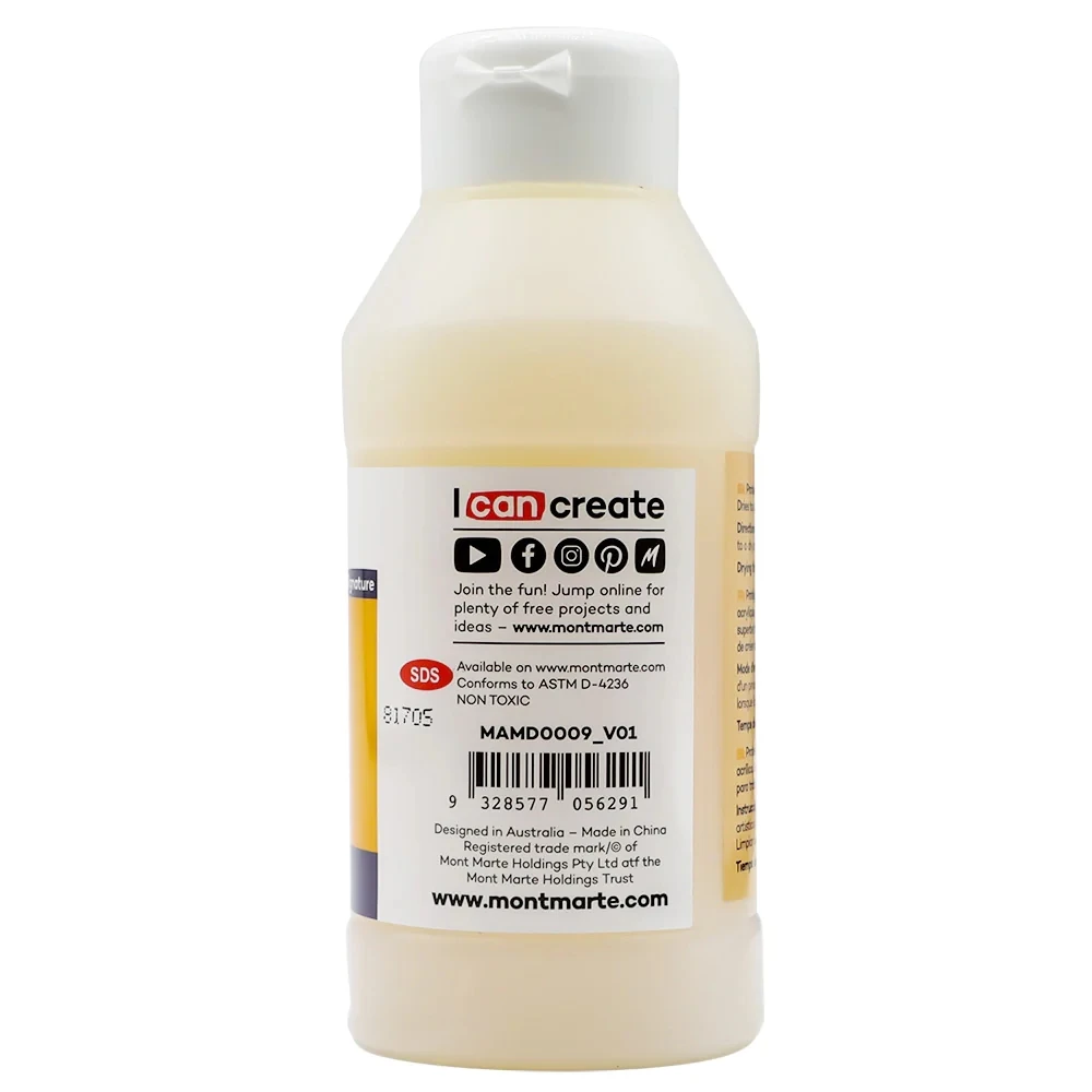 Mont Marte Gloss Acrylic Varnish 250ml Medium