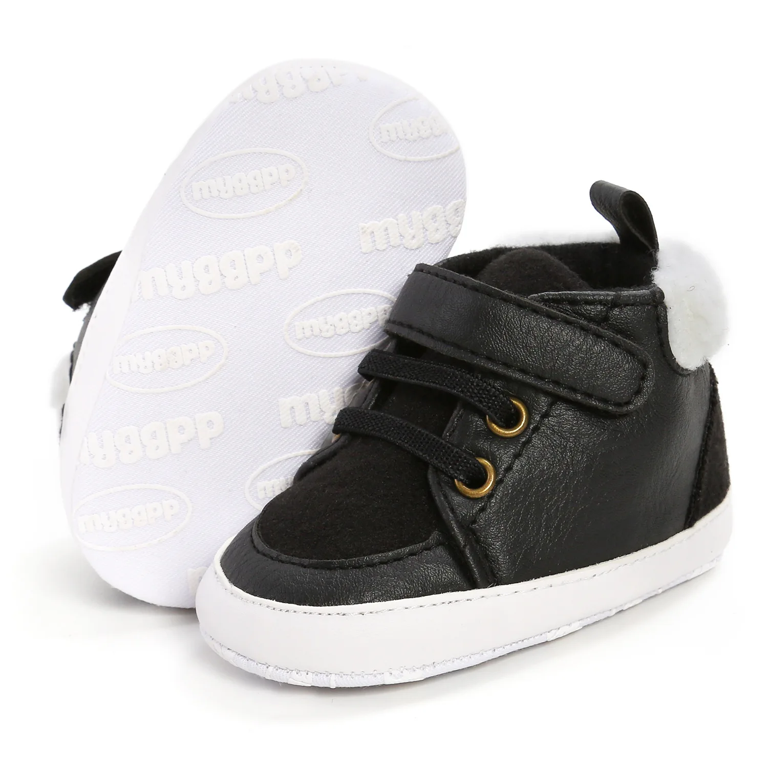 Fashion Baby Boys Winter Sneakers Leather Sports Infant Soft Shoes First Walker Shoes First Walkers For 0-12month