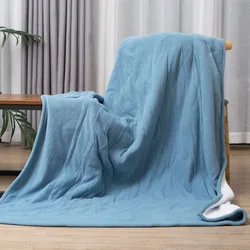 Cashmere Fleece Fabric Soft Sherpa Electric Heating Blanket Throw 50x60inch 127X150cm 110V 220V Blanket Machine Washable