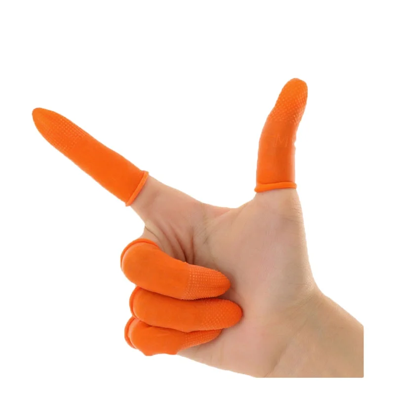1000PCS/Bag  Disposable ESD Finger cot print Latex Fingertips Protective Finger Cots