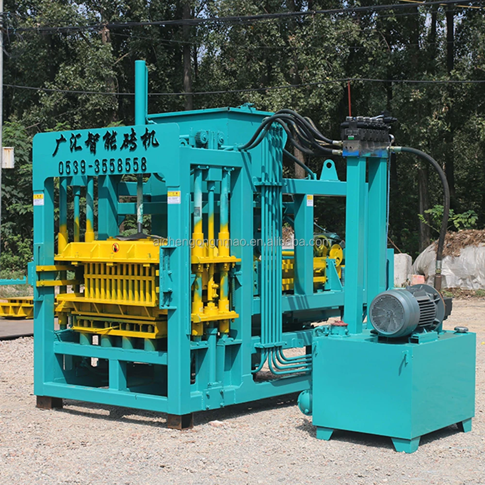 Aichen QT4-15 Hot sale foam concrete block cutting machine/ Factory price ceramic brick making machine/clc brick making machine