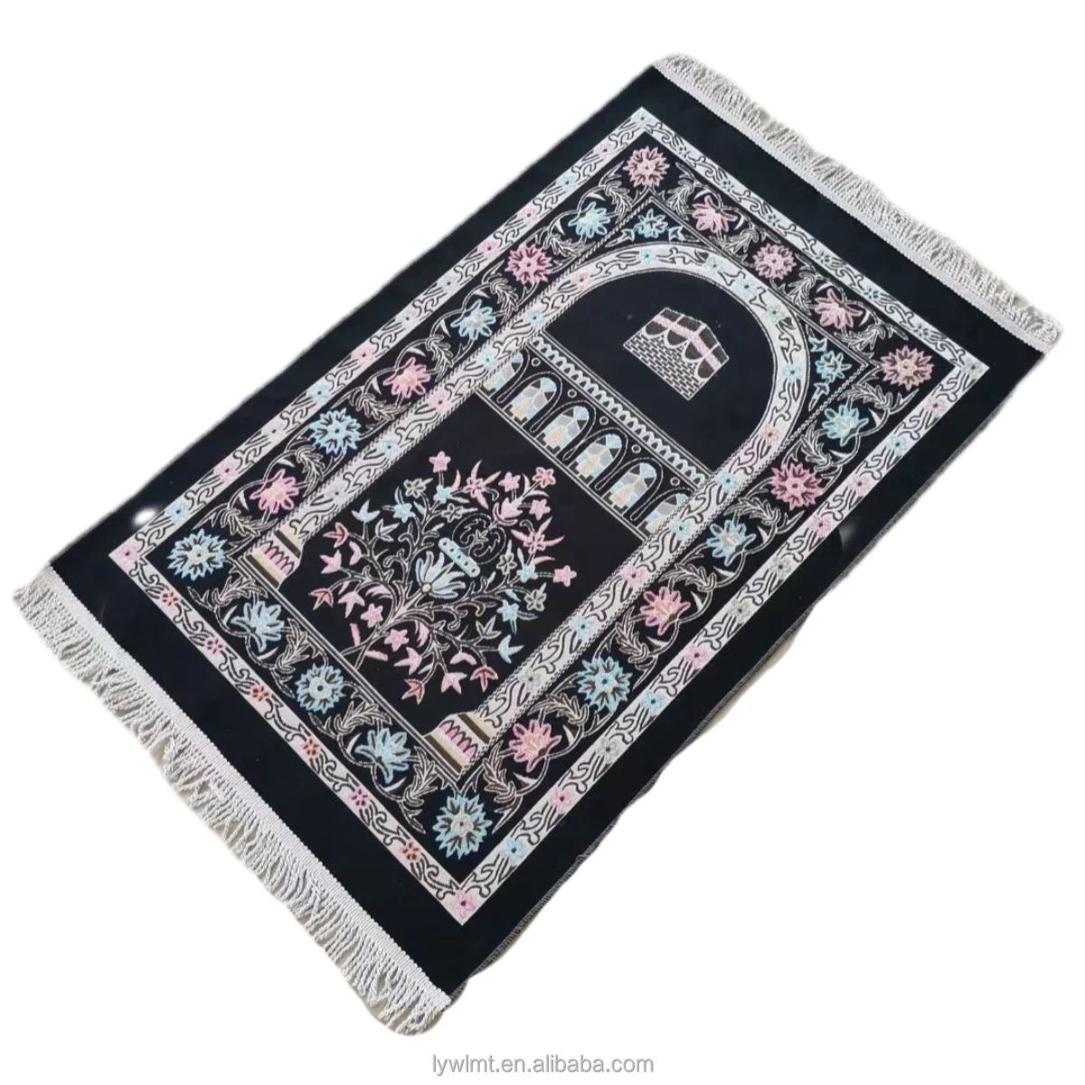 Factory Supply Cheap Price Portable Pray Mats Adult Muslims-Sejadah/Prayer Mat Arabic Cushioned Velvet Machine Made Travel
