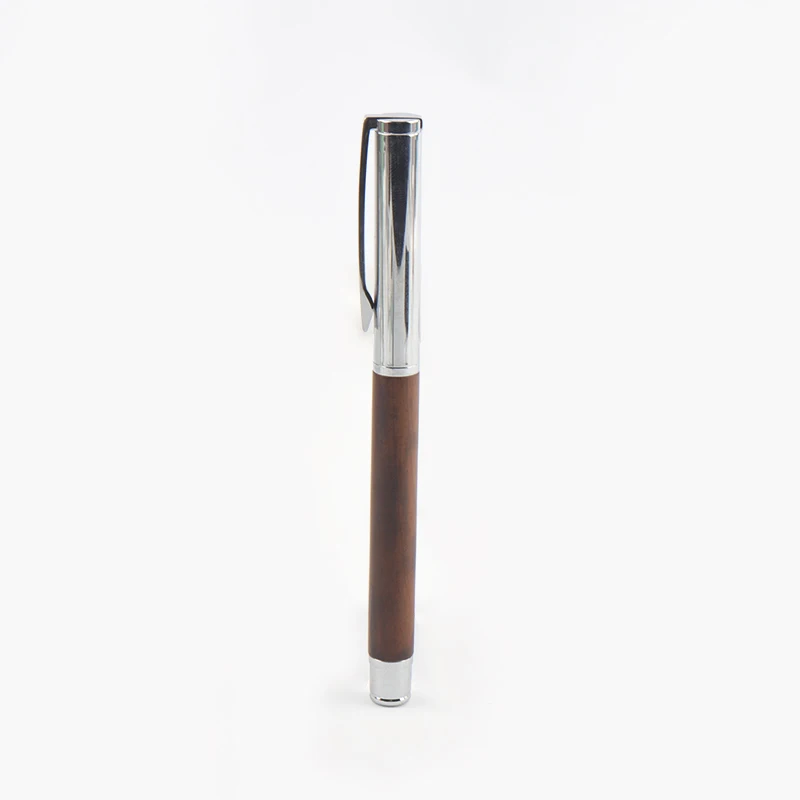 Jovesun wood Pen Handmade Natural Eco Friendly Solid Wood Roller Pen with Engraved Logo