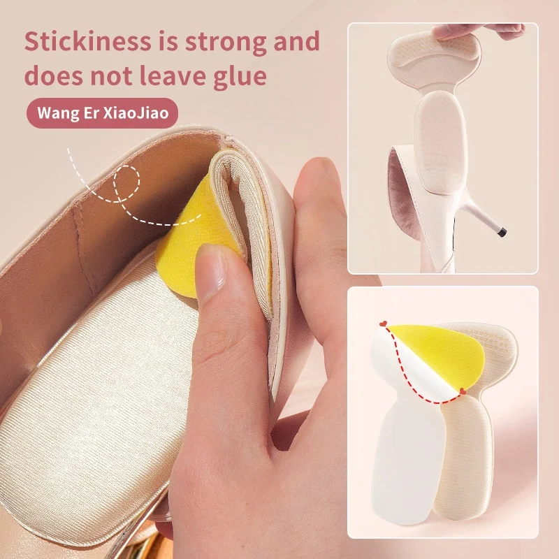 Women Men Loose Shoes Heel Grips Liner Cushions Inserts Heel Pads Snugs Durable and washable Prevent Heel Slip Blister
