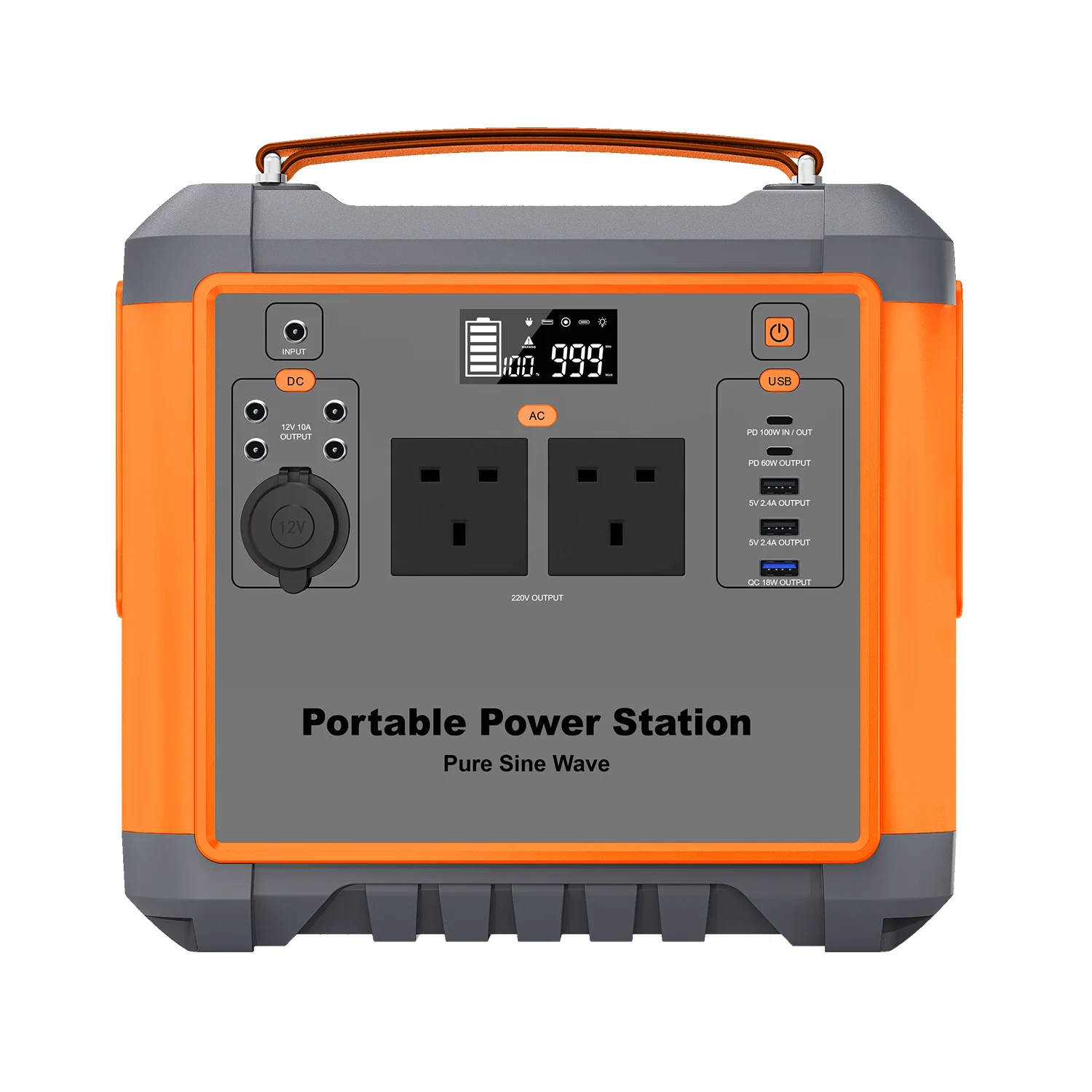 For outdoor camping equipment 1000W solar generator power supply backup energy system supply