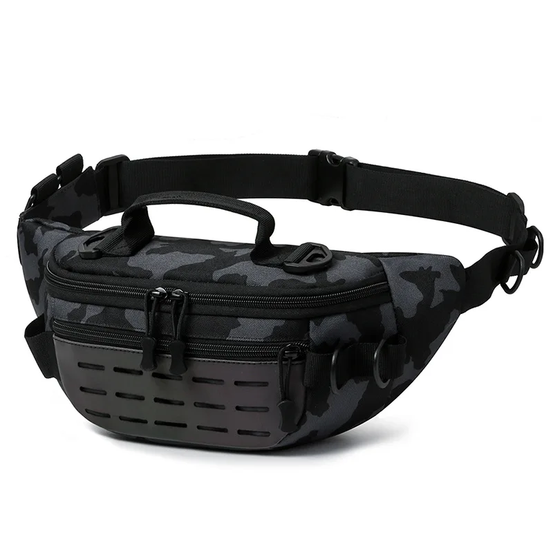 New Waist Bag Outdoor Running Phone Multi functional Large Capacity Reflective Luggage  Men Women Running Fishing Waist Bag