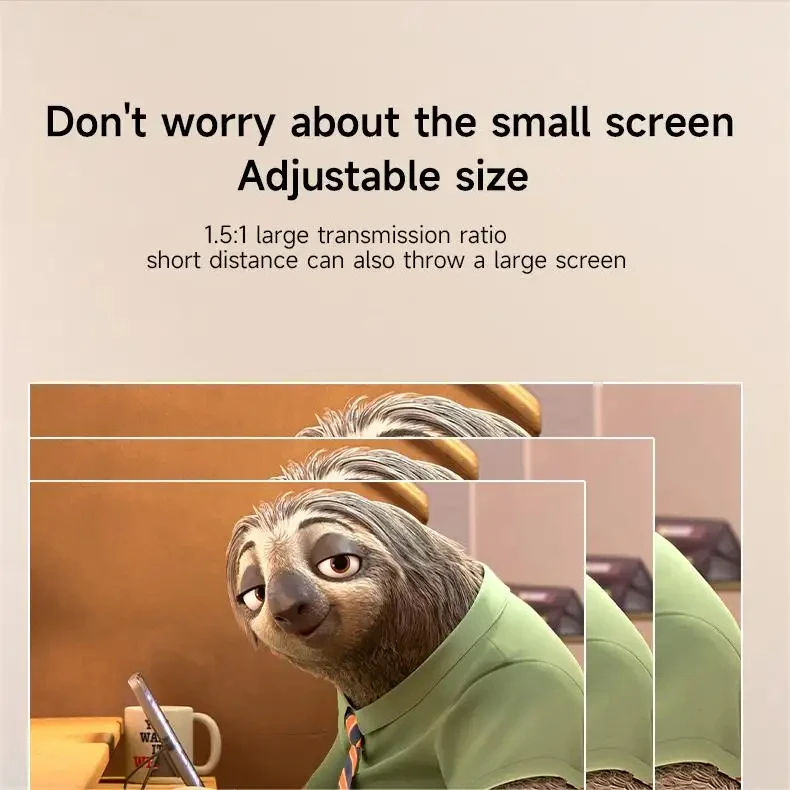 HY300 Portable mini projector 4K hd smart proyector 200 ANSI lumen home theater beame