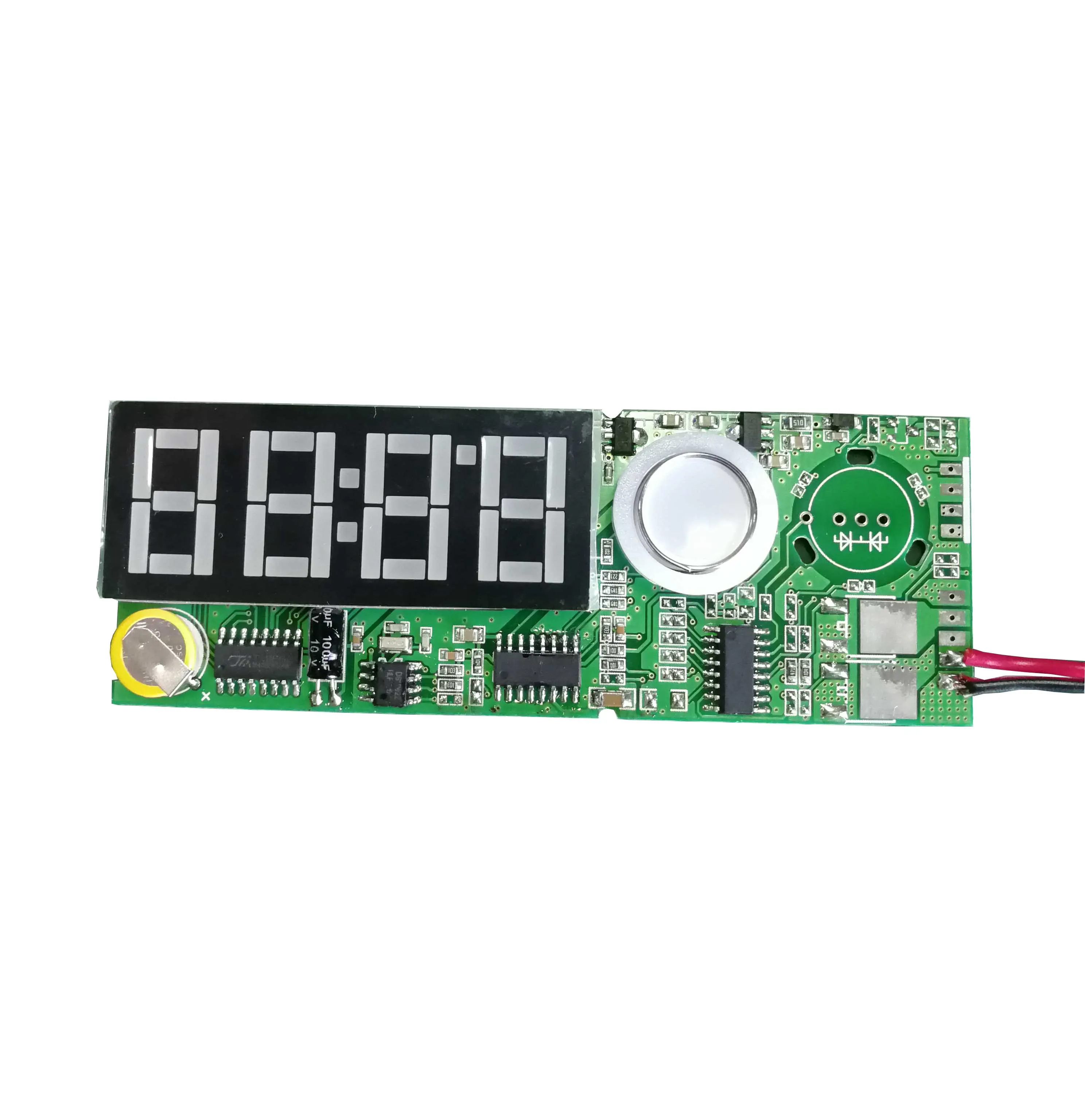 Time temperature display Smart touch sensor mirror switch Antifog clock Dimmer color control switch for mirror