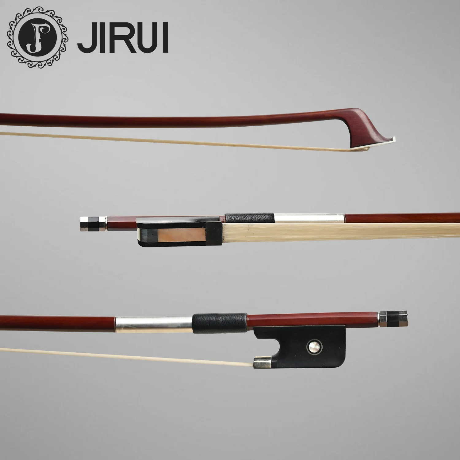 Cello bow 4/4 1/2 handmade horse hair professional suzhou price Violin bow accessories Brazil Wood Frog Ebony