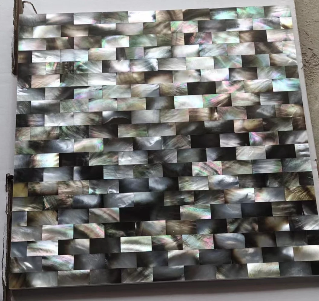 Голубая перламутровая плитка Backsplash Sea Shell декоративная мозаика для ванной и душа