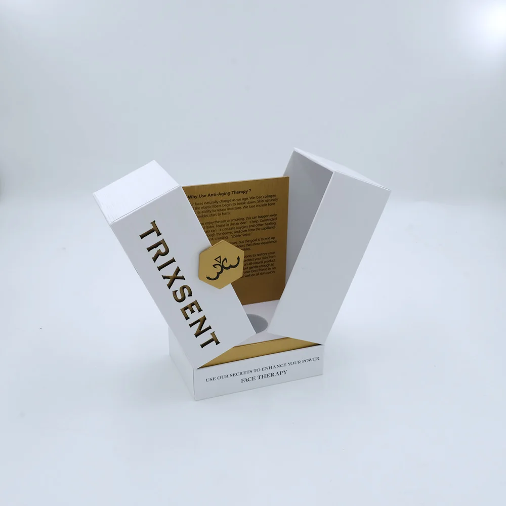 Custom paper magnetic white luxury healthy care bottle package boxes food supplement packaging