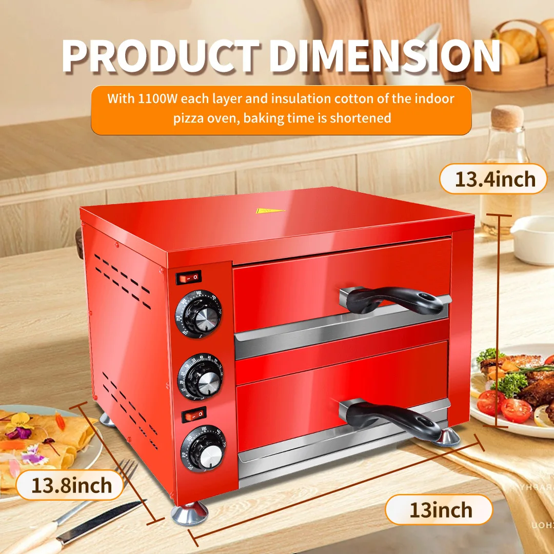 In stock hot sale electrical 12 inch 16 inch 18 inch Bread Bakery Pizza Oven For Kitchen