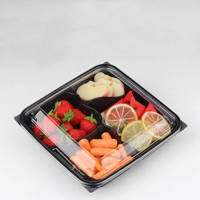 Blister Plastic Box Cherry Packaging Boxes Fruit Salads Divider Containers