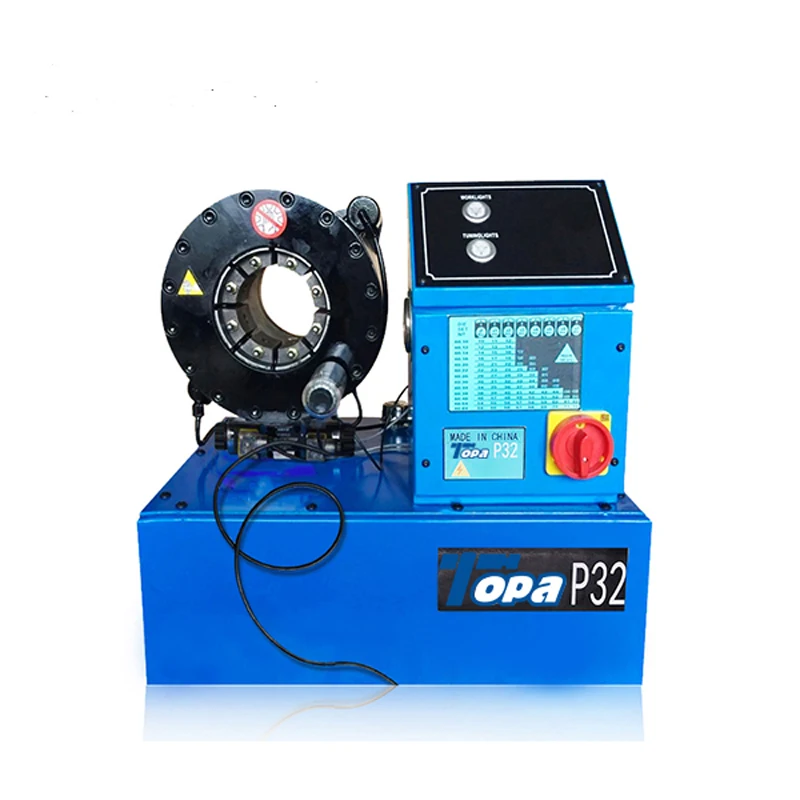 HCM-32 2inch high pressure pipe crimper hydraulic hose press crimping machine for rubber hose