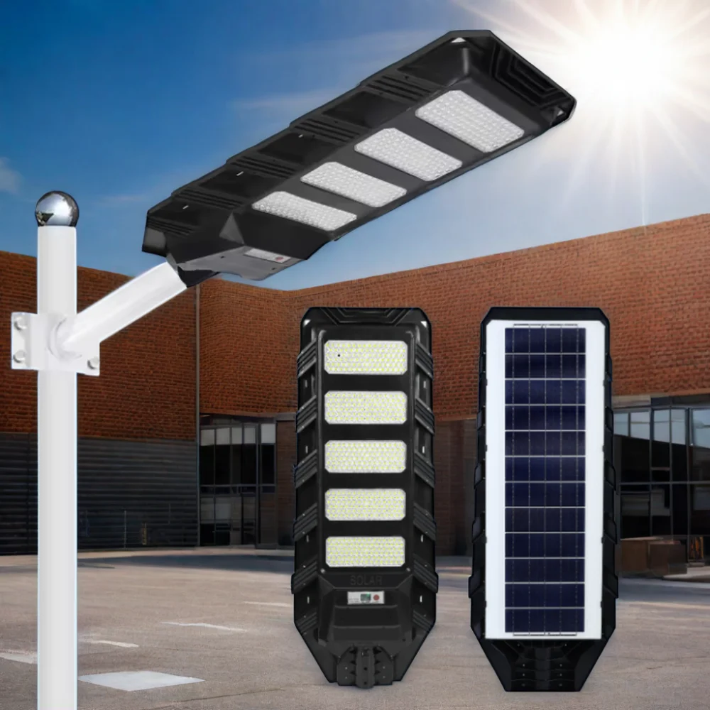Automatic Integrated All in One Cell Powered  200w 300w 400w 500w Waterproof Outdoor Courtyard Garden LED Solar Street Light