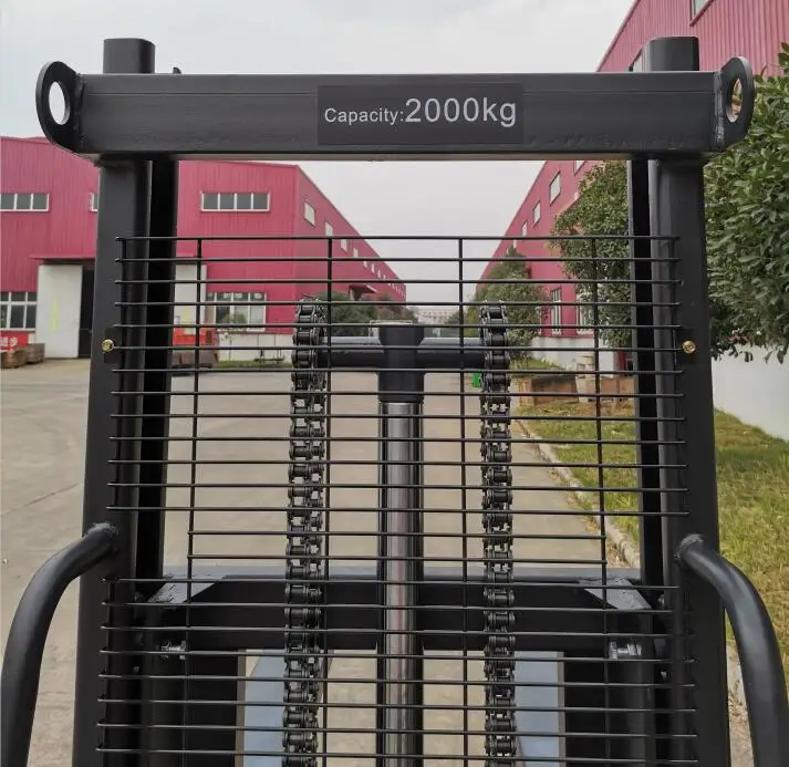 HaizhiLi Handling Equipment Factory offer 1000kg 1.6M good quality material handling equipment semi electric stacker