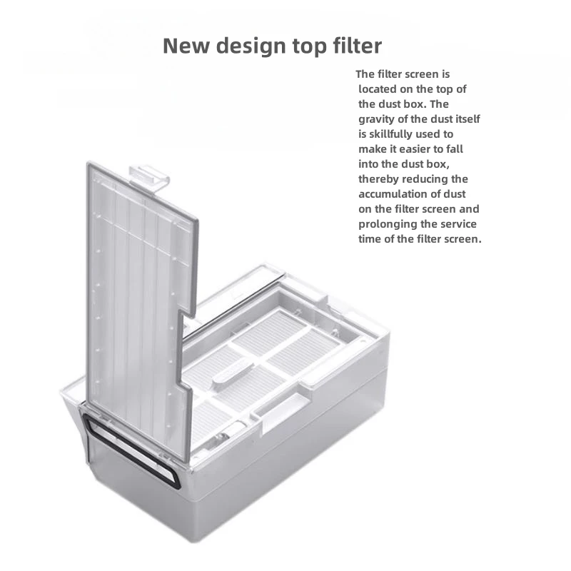 Robot Vacuum Cleaner Spare Parts Accessories dust Filter box dust Bin for Xiaomi roborock S8 S8+ S8 Pro ultra