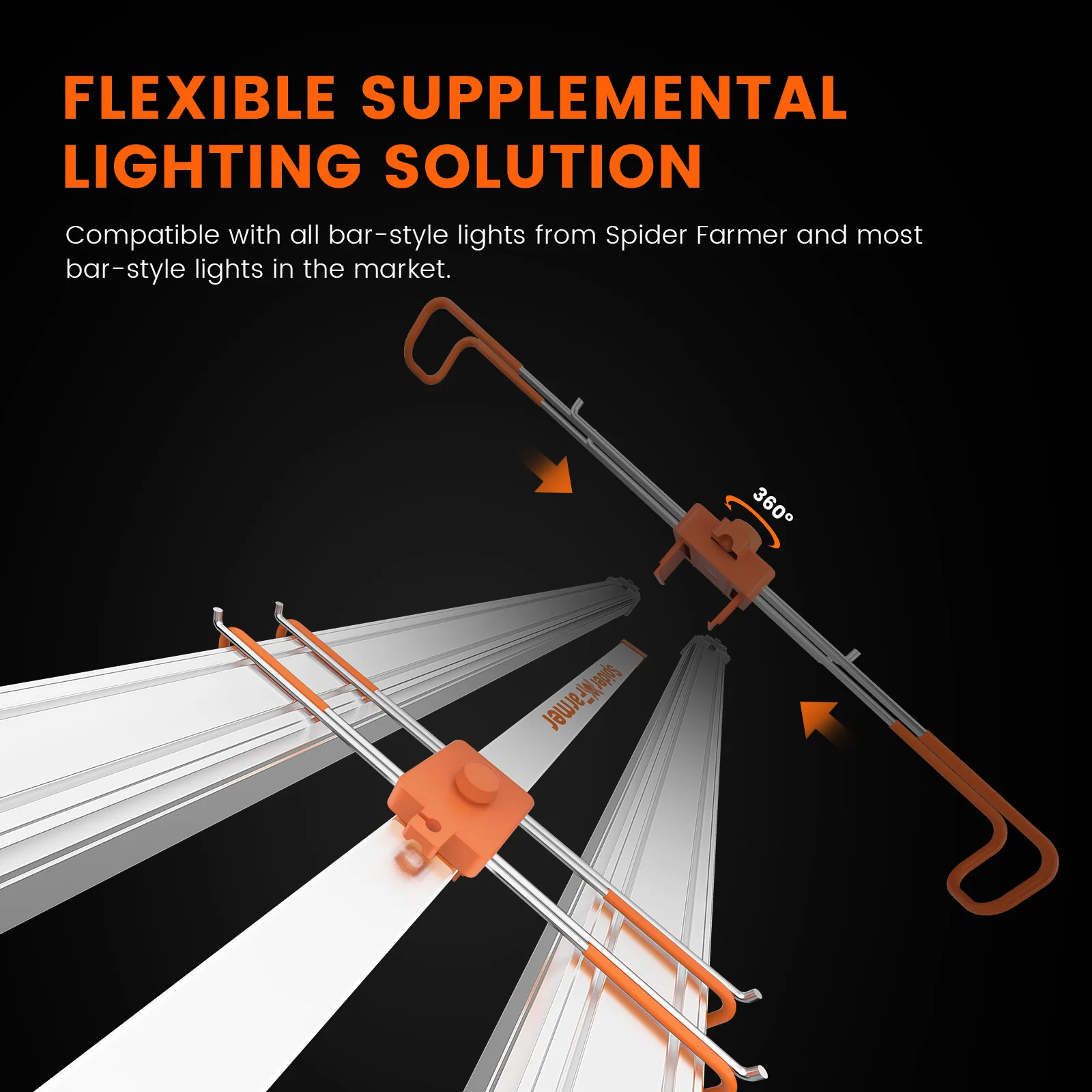 Spider Farmer UV40 40W High Quality Full Spectrum Diodes Led Grow Light For Vertical Planting UV ledgrowlight