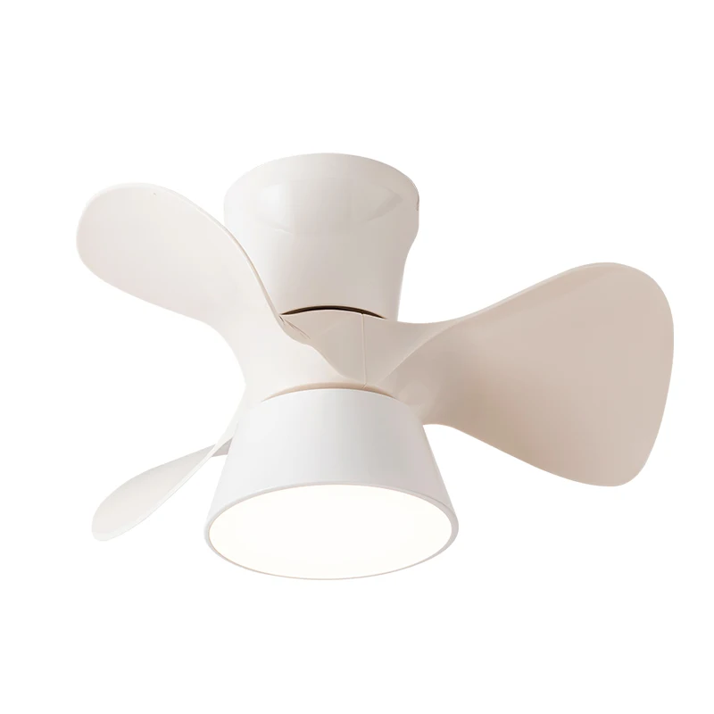 Decorative children room 55CM mini modern DC remote control led ceiling fans light