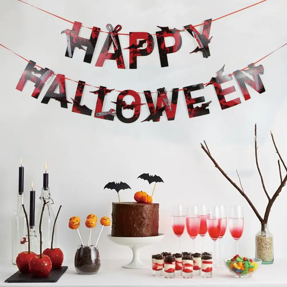 Hot Sale Halloween Craft Home Decoration Halloween Party Hanging Banner Spiral Ornaments Scary Halloween Decoration Outdoor
