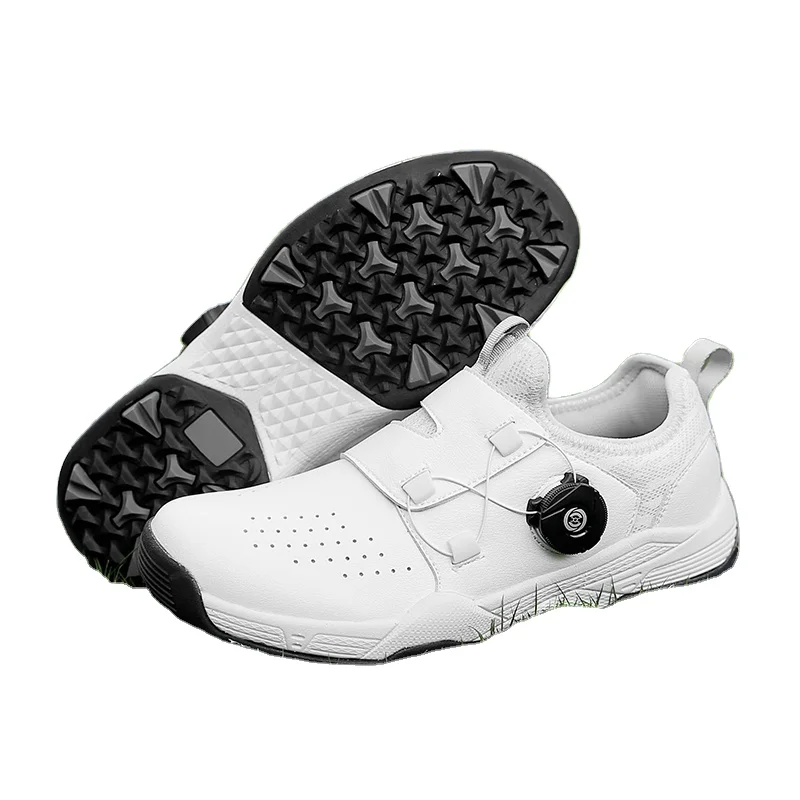 Professional Women Golf Shoes Waterproof Spikes Golf Sneakers