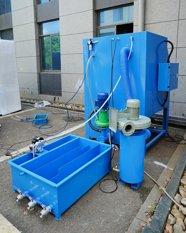 Closed Loop Wet Blasting Cabinet Vapor Blaster Machine with Water Recirculating System