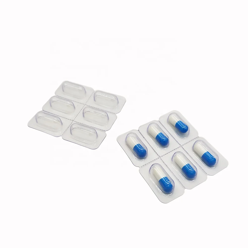 
Clear Plastic Pack 6 Cavity Size 00 Capsule Blister 