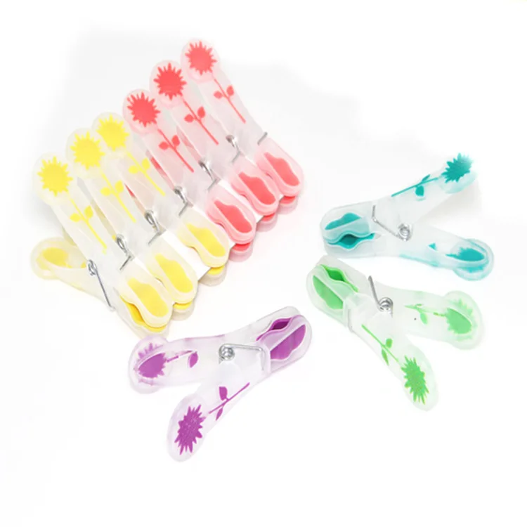 Household Plastic Clothes Pegs Indoor and Outdoor Clothesline Hanging Rack Clip Style for Towel and Clothes Drying