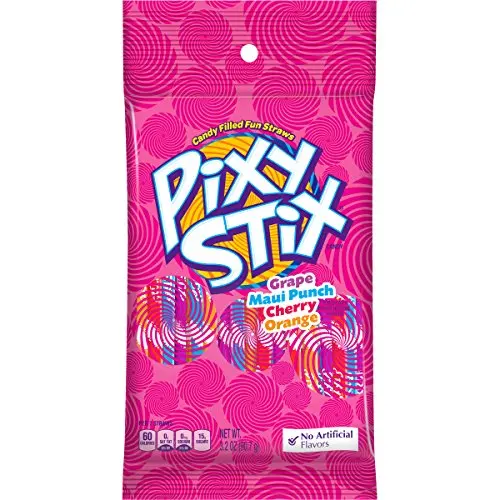 Wonka Pixy Stix соломинки для конфет 3 2 унций объемный пакет Различные вкусы включая шоколадные Сладкие фруктовые