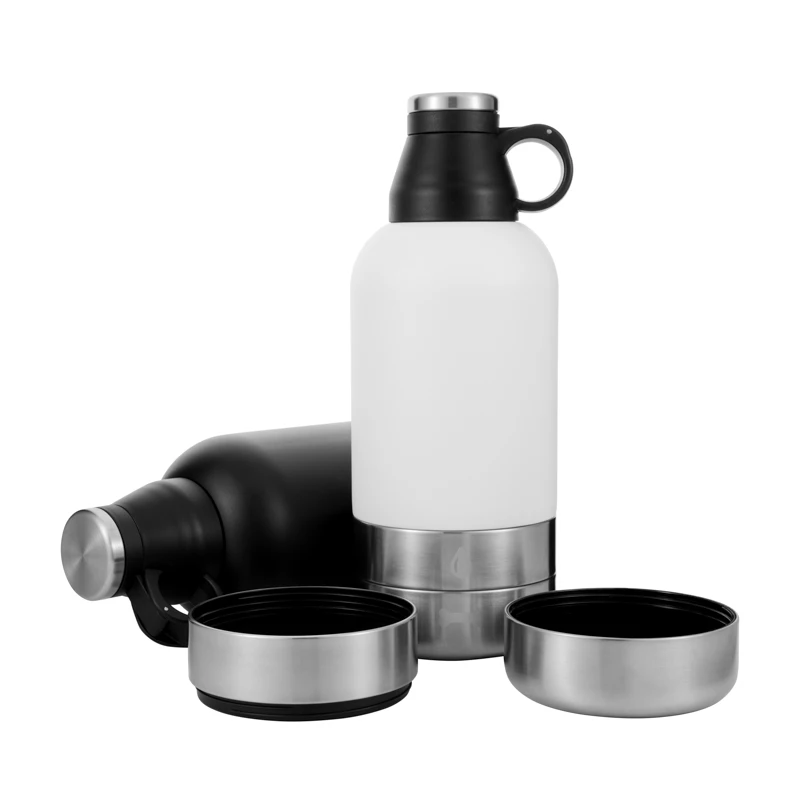 3 in 1 Portable Dog Travel Water Bottle and Bowls Human and Dog Water Bottle Water Bowl Dispenser Travel Accessories