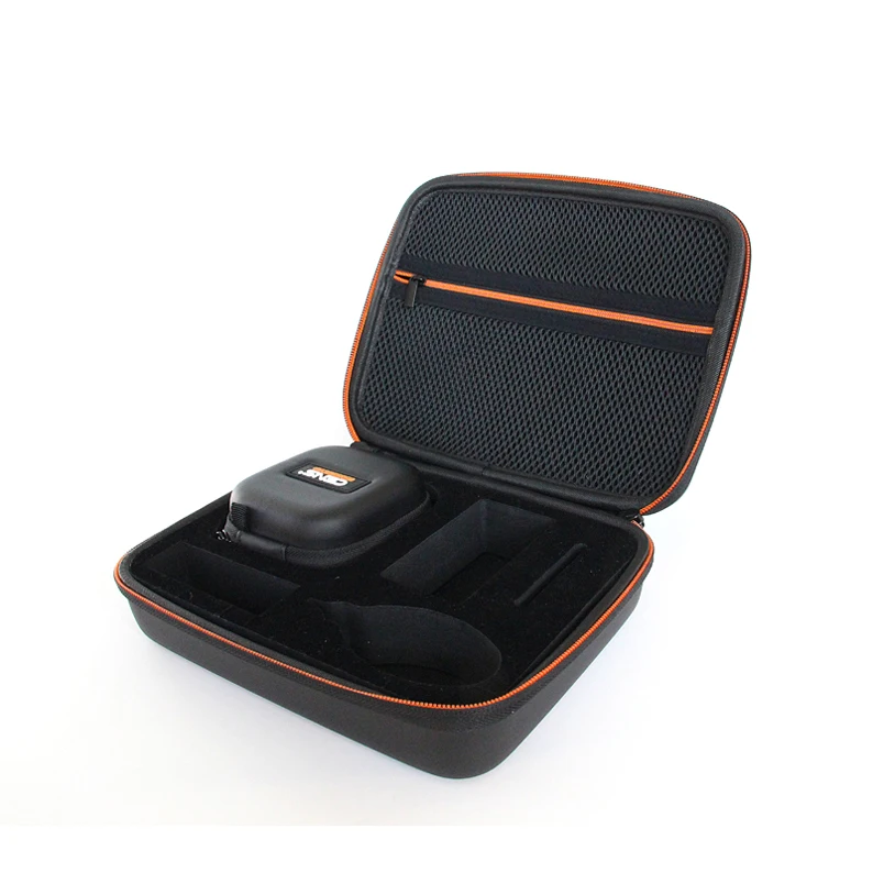 Custom Printed Hard Shell EVA Foam Portable Carry Tools Travel Case, Waterproof Storage Bag Zip Black