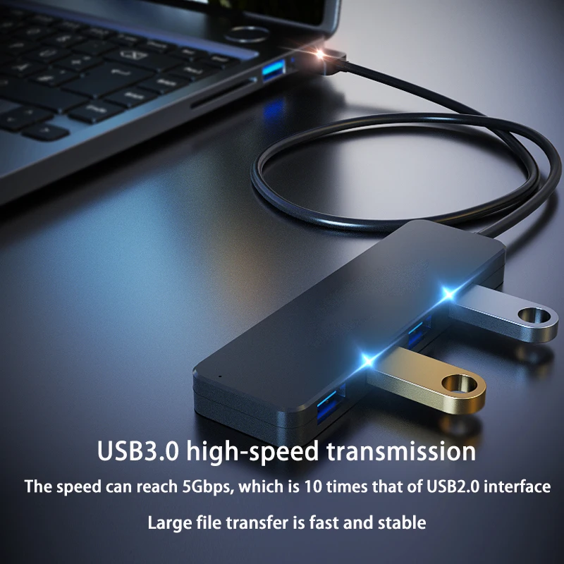 Концентратор Oem Odm QIHANG 4 порта usb 3 0 адаптер Usb концентратор с