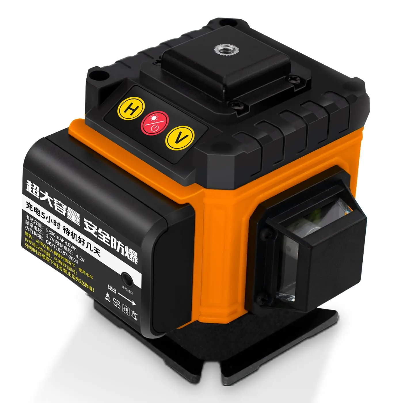4D Laser Level 16 Lines Green Thin Line with Remote Control for Engineering and Floors Tiles Wall Fixtures