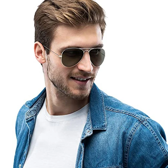 custom logo classic mirror glass lens sun glasses uv400 fashion colorful aviation women men sunglasses 2023